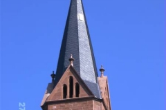 Dachdecker Referenzprojekte Turmdeckung Stiftskirche Lahr